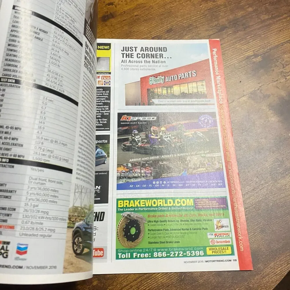 Motor Trend Magazine November 2016